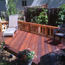 brazilian koa hardwood garden decking